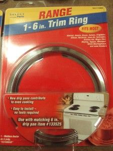 Select Parts Chrome 6 Range Stove Ring Trim 133663