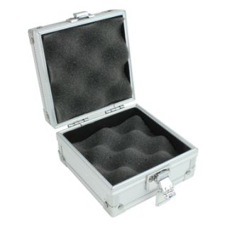 New Silver Aluminum Tattoo Machine Gun Case Supply Display Box Foam 