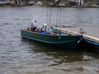 Aluminum Fishing boat with 4 HP Motor and Trailer Turn Key Local pick 