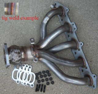 This listing is for one new, stainless steel exhaust manifold with 