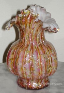 Antique Glass Stevens and Williams English Art Glass Vase