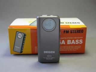 Degen DE113 FM、Am Mini Pocket PLL World Band Radio