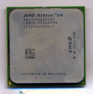 AMD Athlon 64 3500+ socket 939 CPU ADA3500DIK4BI Winchester 2.2 GHz