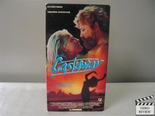 Castaway 1986 VHS Oliver Reed Amanda Donohoe