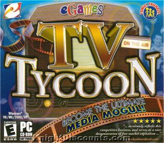   TV Tycoon Television Media Sim PC Game New Box 743999132504