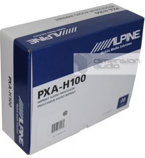 NEW* ALPINE® PXA H100 IMPRINT AUDIO SOUND MANAGER PROCESSOR CAR EQ 
