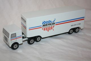 Vintages Ralstoy Diecast American International Movers Semi Truck
