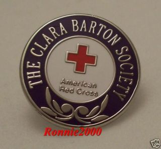 Clara Barton Society American Red Cross Pin