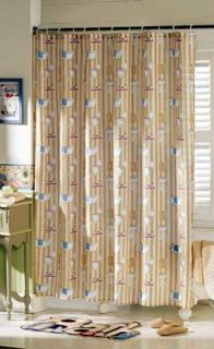   Nostalgic Inspired Bathroom Fabric Shower Curtain Claw Foot Bath NEW
