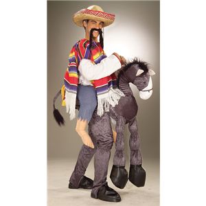 Hey Amigo Mexican donkey rider costume Costume includes moustache 