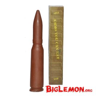 Big Lemon Ammo Belgian Chocolate 20mm M61 Vulcan Cannon Shell Bullet 