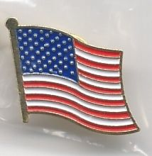 American Flag Lapel Pins Brand New