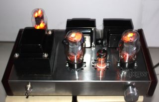 HiFi 6P3P 6N1 Class A 8W X2 Tube Valve Amplifier Amp for Desk Speaker 