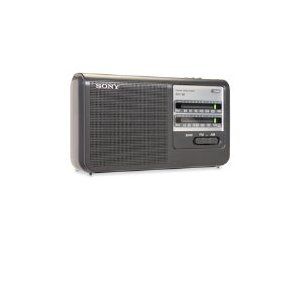 Brand New Factory Sealed Sony ICF38 Portable AM/FM Radio (Black)