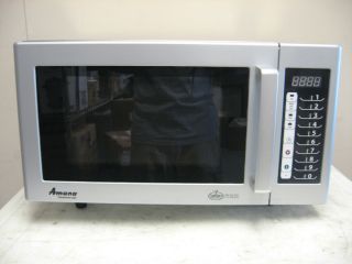 Amana RMS10T 1000 Watt Commercial Microwave with Push Button Controls 