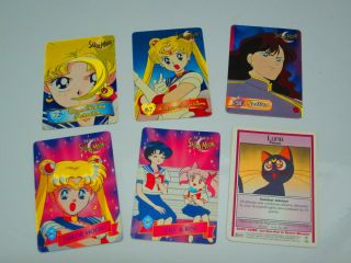 Sailor Moon Card Lot LUNA NEFLITE Moon Star AMY & RINI SAILOR MOON 