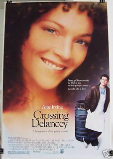 1988 CROSSING DELANCEY Original Movie Poster AMY IRVING PETER RIEGERT