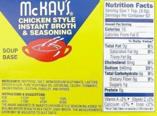 Mckays Seasoning Original Chicken Flavor 2 14 oz Jars