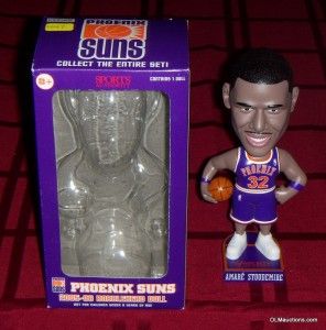 32 Amare Stoudemire Bobblehead Phoenix Suns NBA SGA Collectible w Box 