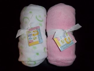 Minky Plush New Baby Crib Sheet White Green Pink Boy Girl Toddler Bed 