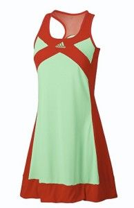   Adizero Tennis Dress Super Green Core Energy Small S Ana Ivanovic