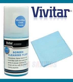 Screen Cleaning Fluid with Micro Fiber Cloth for TV LCD