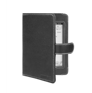  Kindle Touch Wi Fi 3G Black Faux Leather Book Style Cover Case 