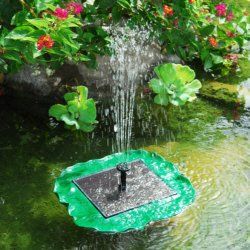 New Sunny Lily Floating Solar Pond Fountain Pump