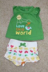  Girl Infant Baby Summer Clothes Outfit Newborn 3M Carters Gap
