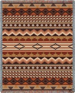 American Indian Native Pattern Bed Blanket Afghan Throw