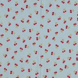 Andover Makower Tea Time Cherry Cotton Fabric By the Yard 26