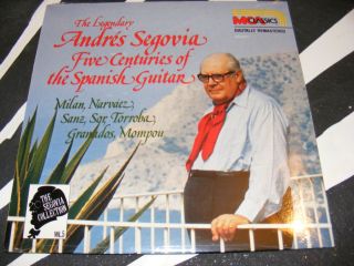 Still Sealed ANDRES SEGOVIA MCA Classics DIGITAL LP 5 Centuries 
