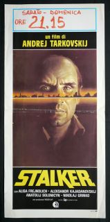 Stalker Original Italian Movie Poster Andrei Tarkovsky