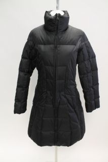 ANDREW MARC NEW YORK Black Down Insulated Long Zip Up Puffer Winter 