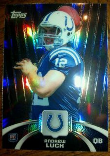 Andrew Luck 2012 Topps Holiday Mega Football SP Refractor RC Colts 