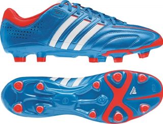 Adidas adiPURE 11Pro TRX FG Soccer Cleat Leather Bright Blue Infrared 