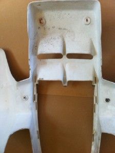 Front and Rear White Fender Set All Years from 2005 Yamaha Banshee ATV 