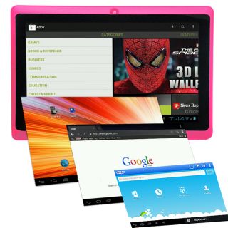Pink 7 Android 4 0 A13 Tablet PC Capacitive Touch ★ Pink Keyboard 