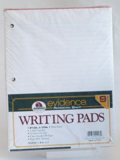Ampad Evidence Professional Quality Writing Pads 9 Pack