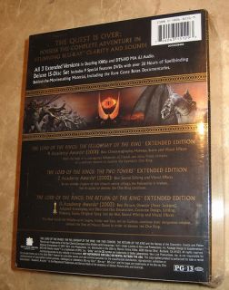 The Lord of The Rings Trilogy Blu Ray Newest Extended Edition 15 Discs 