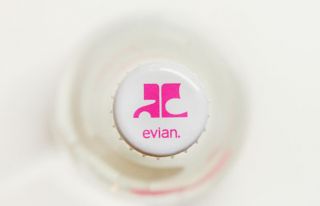 Evian 2012 Andre Courreges Special Limited Edition Collectors Glass 