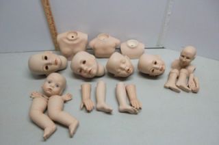 Porcelain Bisque RuBert Gum Drop Bell Ceramic Doll Artworks Parts Head 