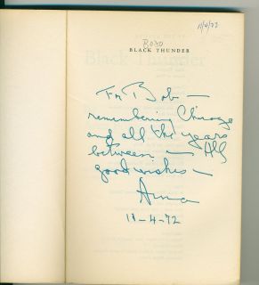 Arna Bontemps Harlem Robeson Signed Autograph Book