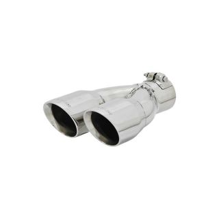 flowmaster dual round angle cut exhaust tip image shown may vary from 