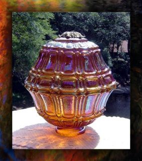 RARE Large Amber Carnival Light Fixture CA Early 1900s