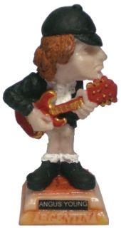 Angus Young Mini Statue Resin Figure AC DC Malcom AC DC