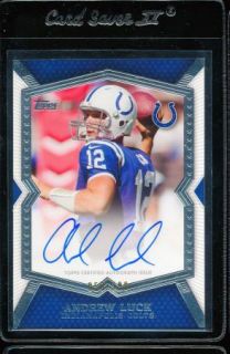 Andrew Luck 2012 Topps Continuity RARE Autograph Auto RC 100 1 58 850 