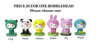 Hello Kitty Animal Mascot Bobbleheads Choose One
