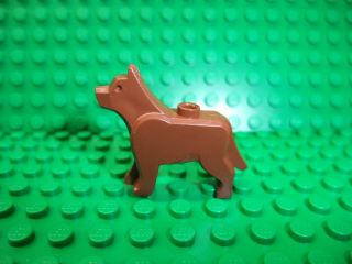 New Reddish Brown Lego Dog Wolf Animal Legos