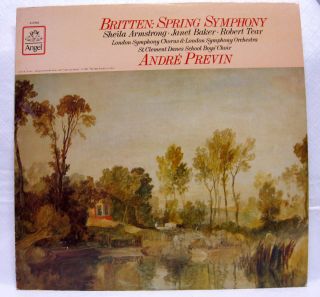 BRITTEN SPRING SYMPHONY    ANDRE PREVIN CONDUCTING LONDON SYMPHONY 